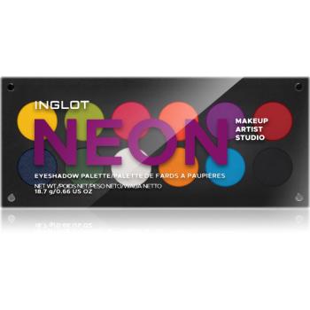 Inglot Makeup Artist Studio Palette paletka očních stínů odstín NEON 18,7 g