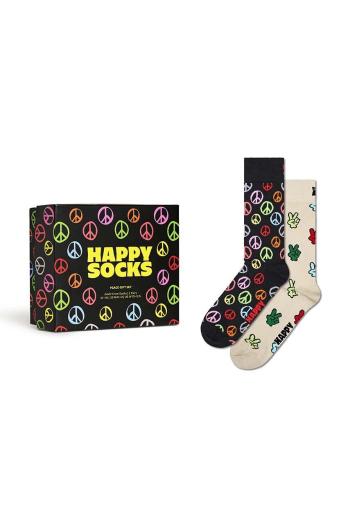 Ponožky Happy Socks Gift Box Peace 2-pack