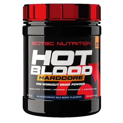 Scitec Nutrition Hot Blood Hardcore 700g - černý rybíz, goji