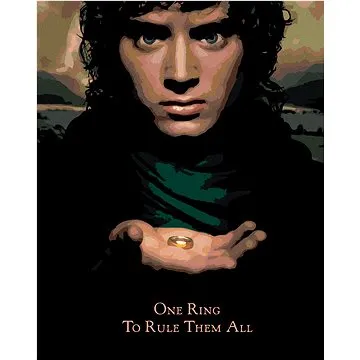 Zuty - Frodo s prstenem (pán prstenů), 40×50 cm (HRAwlmal119nad)