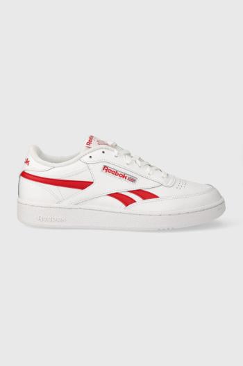 Kožené sneakers boty Reebok Classic CLUB C bílá barva