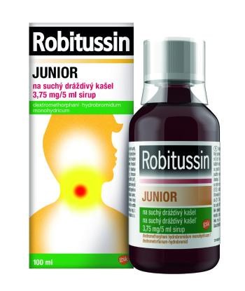 Robitussin Junior na suchý dráždivý kašel 3,75 mg/5 ml sirup 100 ml