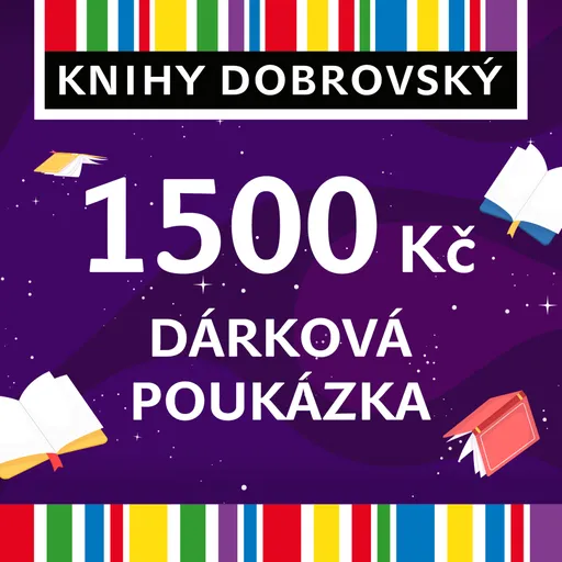 Knihomolská elektronická dárková poukázka 1500 Kč
