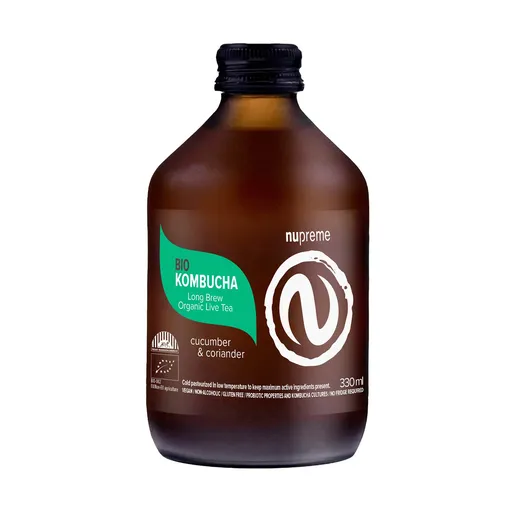Nupreme Kombucha Cucumber&Coriander BIO 330 ml