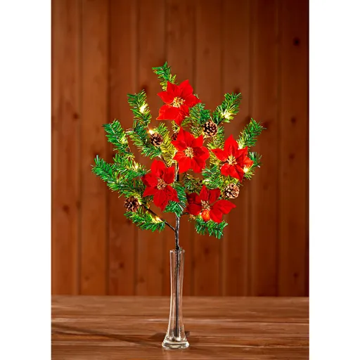 Svítící jedlová větvička