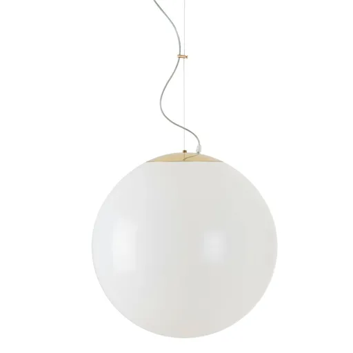 OSMONT ISI64783 ISIS L4 PM HP závěsné plastové svítidlo mosaz leštěná / bílá IP40 4000 K 59W LED