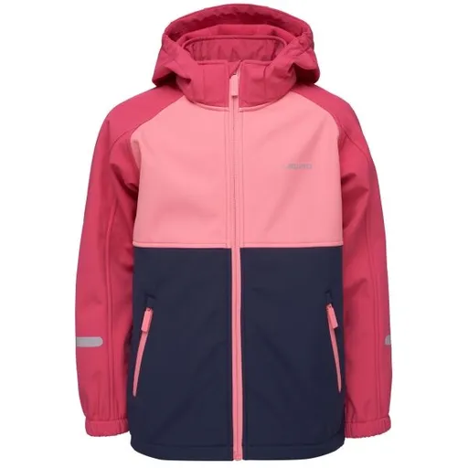 Lewro CHIDI Dívčí softshellová bunda, růžová, velikost 164-170