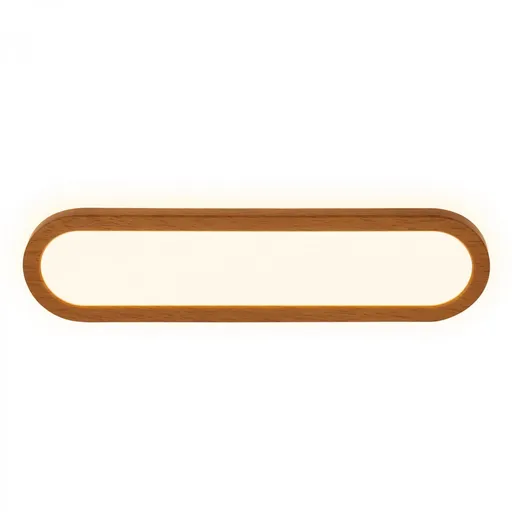 BRILONER Pil svítidlo k zrcadlu - 10W, 1200lm, LED, přímé a nepřímé osvětlení, 35cm, teplá bílá, barva dřeva 2193014