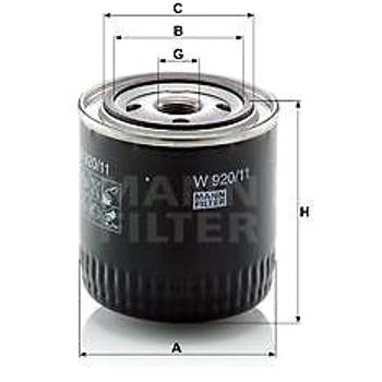 MANN-FILTER W920/11 (W920/11)