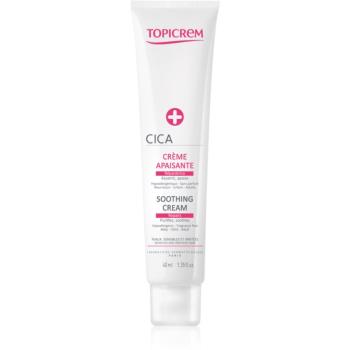 Topicrem CICA Soothing Cream intenzivní obnovující krém pro podrážděnou pokožku 40 ml