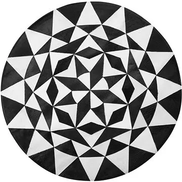 Koberec černo bílý ? 140 cm TURGUTLU, 125347 (beliani_125347)