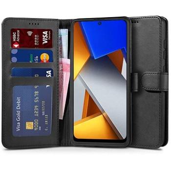 Tech-Protect Wallet knížkové pouzdro na Xiaomi Poco M4 Pro 4G, černé (TEC921360)