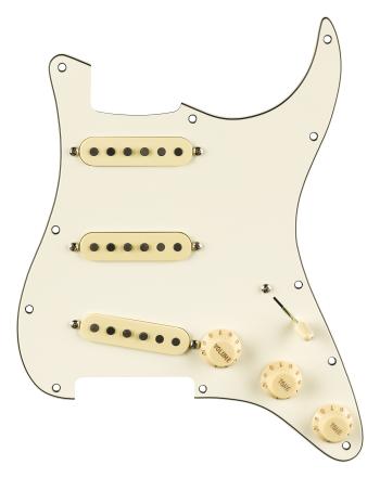 Fender Pre-Wired Strat Pickguard, Pure Vintage '65 w/RWRP Middle, Parc