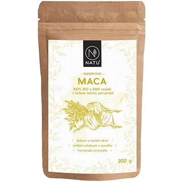 NATU Maca BIO prášek 200 g (8596299006387)