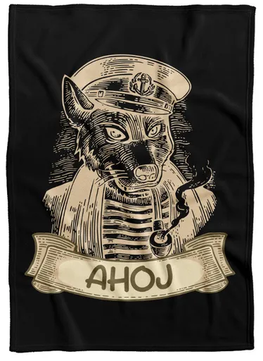 Deka Vlčí kapitán-černá (Podšití beránkem: NE)