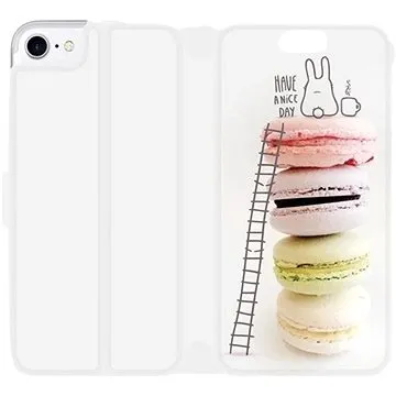 Flipové pouzdro na mobil Apple iPhone 7 - M090P Makronky - have a nice day (5903226058778)