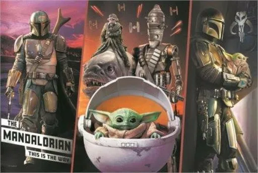 Trefl Puzzle Star Wars -The Mandalorian: Tajemný Baby Yoda/300 dílků