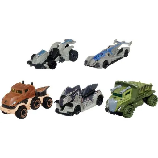 Hot Wheels 5ks Jurský svět auto