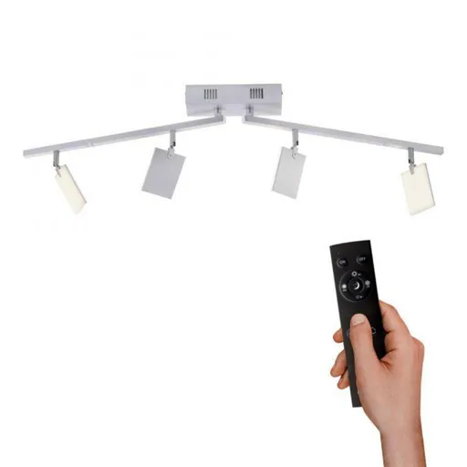 PAUL NEUHAUS PURE-MIRA LED stropní svítidlo stmívatelné CCT paměť 2700-5000K hliník 6356-95