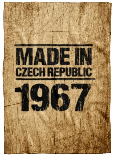 Deka Made In (rok: 1967, Podšití beránkem: NE)