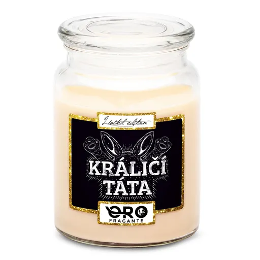 Svíčka Králičí táta 2 (Vůně svíčky: Vanilka)