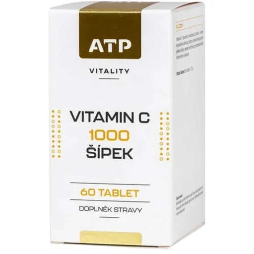 ATP VITALITY VITAMIN C 1000 ŠÍPEK 60 TABLET Vysoký obsah vitamínu C, mix, velikost
