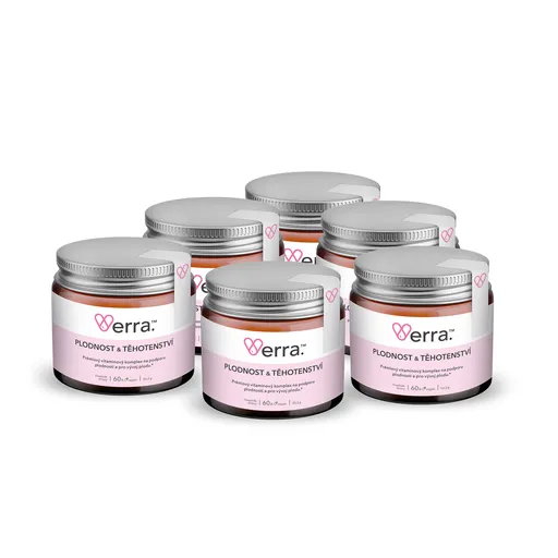 Verra Komplex Plodnost & Těhotenství půlroční kúra 6x60 kapslí
