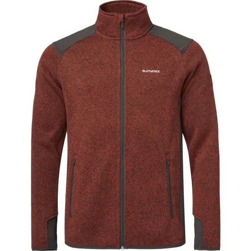 Klimatex NEVIS Pánský kombinovaný svetr, hnědá, velikost