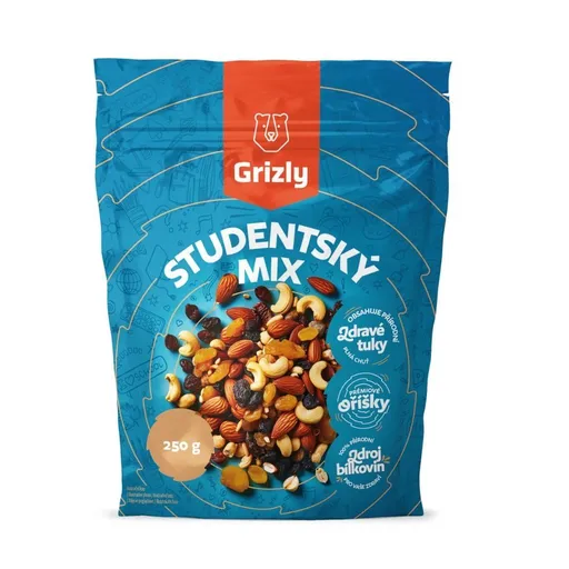 Grizly Studentský mix 250 g
