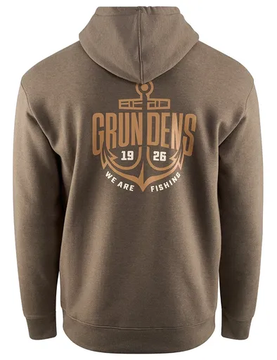 Grundéns mikina displacement dwr hoodie anchor otter heater - m