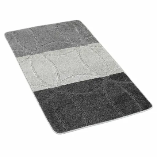 Kvalitex Koupelnová předložka Geometrie šedá, 60 x 100 cm