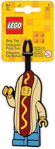 LEGO Iconic Jmenovka na zavazadlo - Hot Dog