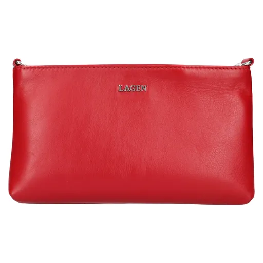 Menší dámská crossbody kabelka Lagen Polia - červená