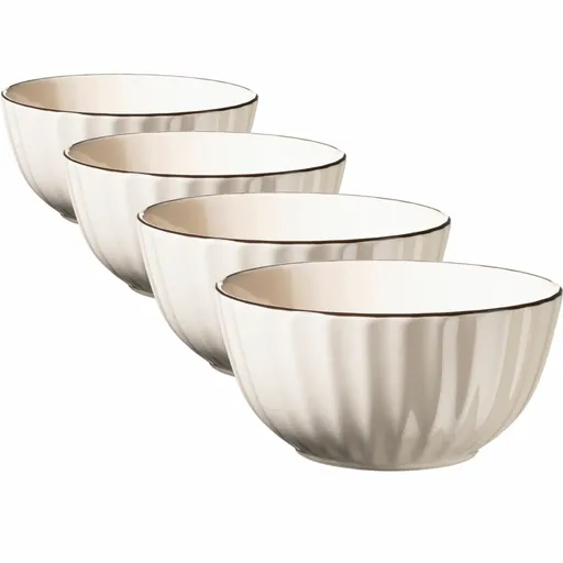 Mäser Sada misek 4 ks OSITA – 12 cm, krémová, 12 cm