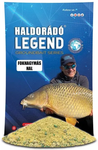 Haldorádó Vnadící směs Legend Groundbait 800g - Česneková ryba,Haldorádó Vnadící směs Legend Groundbait 800g - Česneková ryba