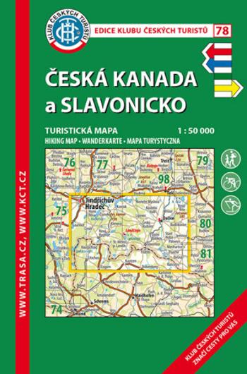 KČT 78 Česká Kanada a Slavonicko 1:50 000