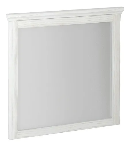 SAPHO CROSS zrcadlo v dřevěném rámu 70x80cm, starobílá CR212