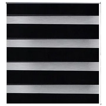 Roleta den a noc \ Zebra \ Twinroll 60x120 cm černá