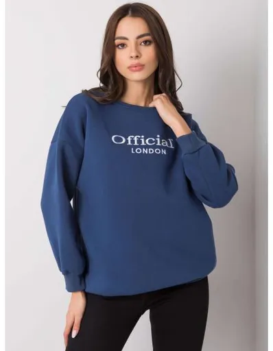 Dámská mikina s kapucí CHEROBURG tmavě modrá