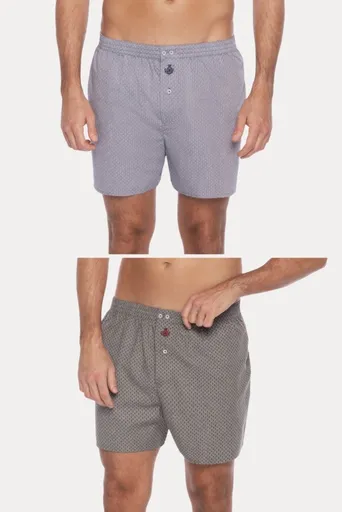 Pánské trenýrky PEDRO ze 100% bavlny, 2 ks L V dárkovém boxu 2 ks