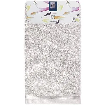 Frutto-Rosso - jednobarevný froté ručník - světle šedá - 50×90 cm, 100% bavlna (FRH111)