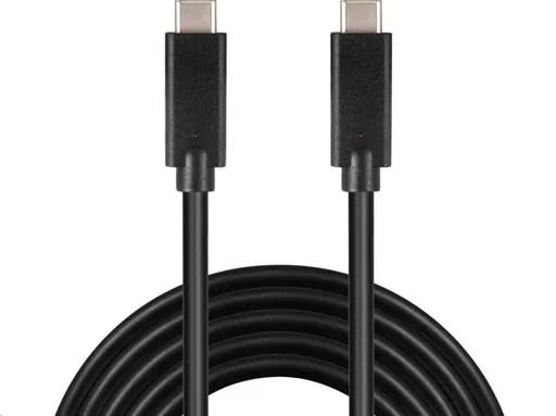 PREMIUMCORD USB-C kabel (USB 3.1 generation 2, 3A, 10Gbit/s) černý, 0, 5m