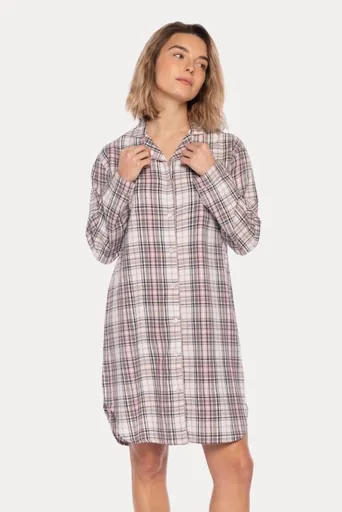 Dámská noční košile LARA M Růžová