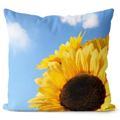 IMPAR Polštář Slunečnice 40x40 cm (Velikost: 55 x 55 cm)