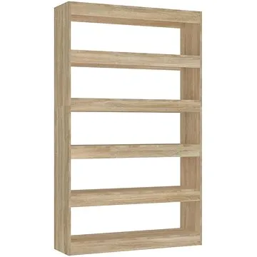 Shumee Knihovna / dělicí stěna dub sonoma 100 × 30 × 166 cm (811766)