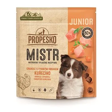 Propesko Mistr JUNIOR granule s čerstvým kuřecím 0,5kg (8595606408098)
