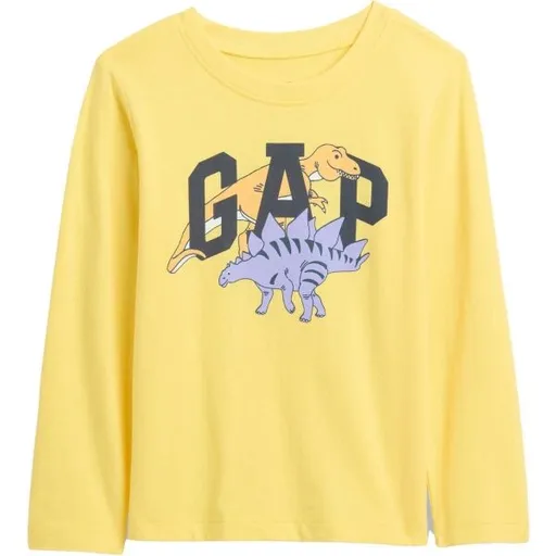 GAP V-AUG BF LS GR T Dětské tričko, žlutá, velikost 2Y