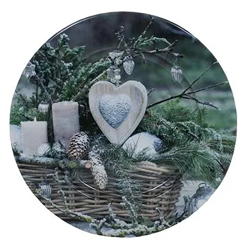 Goba Talíř dekorační Zimní dekorace 33 cm (2000177)