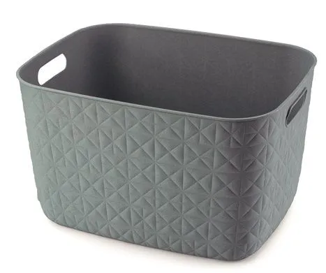 Úložný box Softex L - 19 l,  zelená