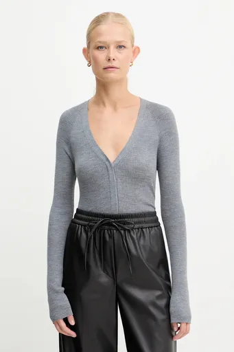 Vlněný kardigan BOSS Friva